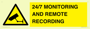 24/7 MONITORING AND REMOTE RECORDING